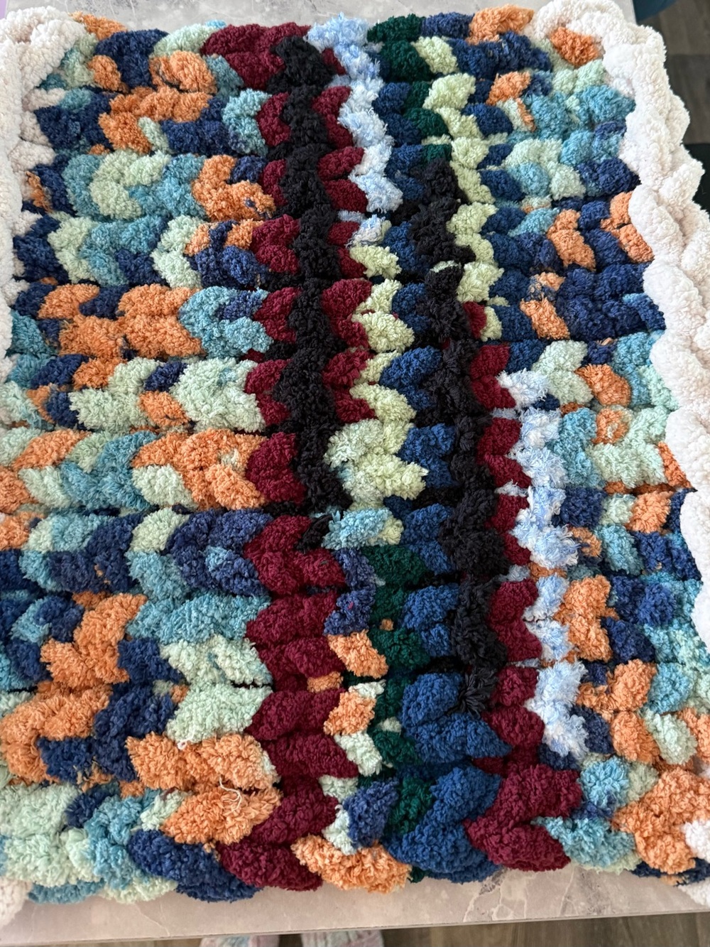 Plush Multicolor Pet pad : bath pad
